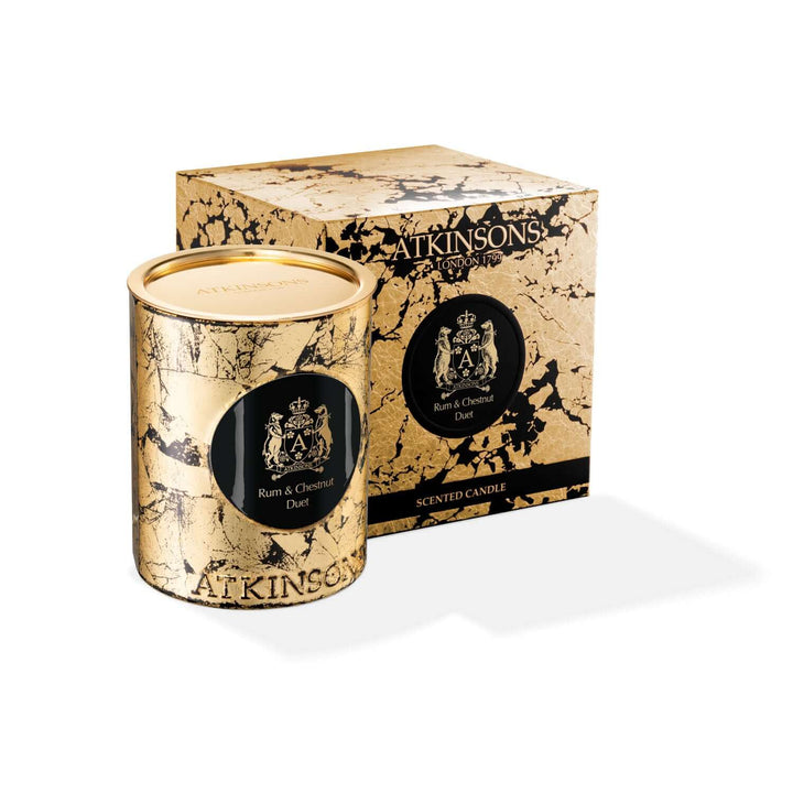 Atkinsons Rum & Chestnut Duet Scented Candle | BY JOHN