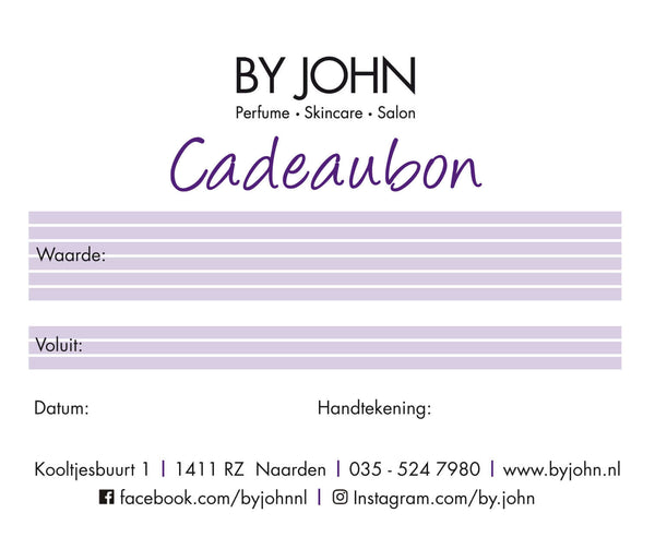 Cadeaubon | BY JOHN