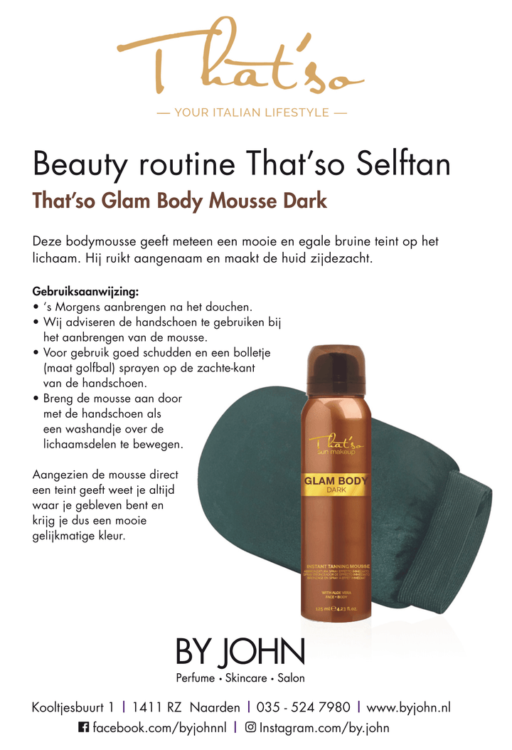 That'so Glam Body Mousse | BY JOHN
